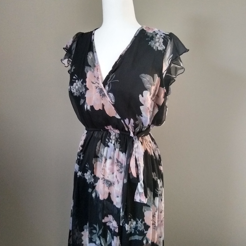 Band of Gypsies Boho floral maxi dress